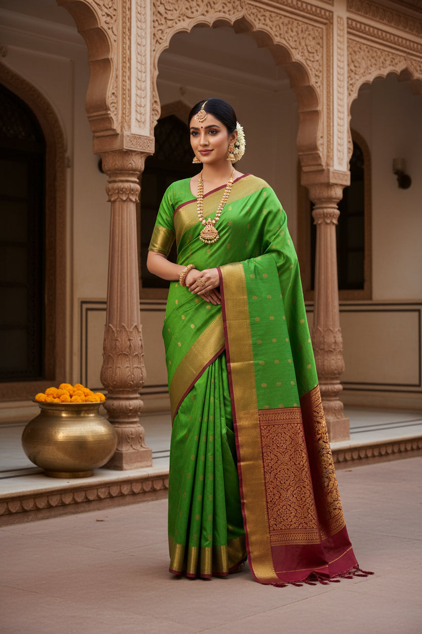 Pure Cotton Silk Saree