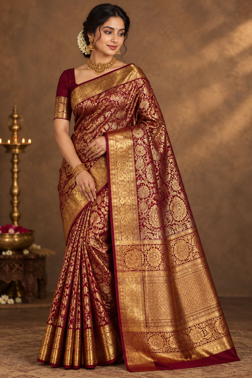 Pure Kanchipuram Silk Saree