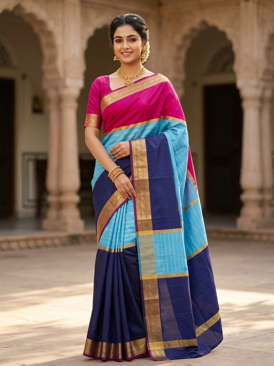 Pure Mysore Silk Saree.