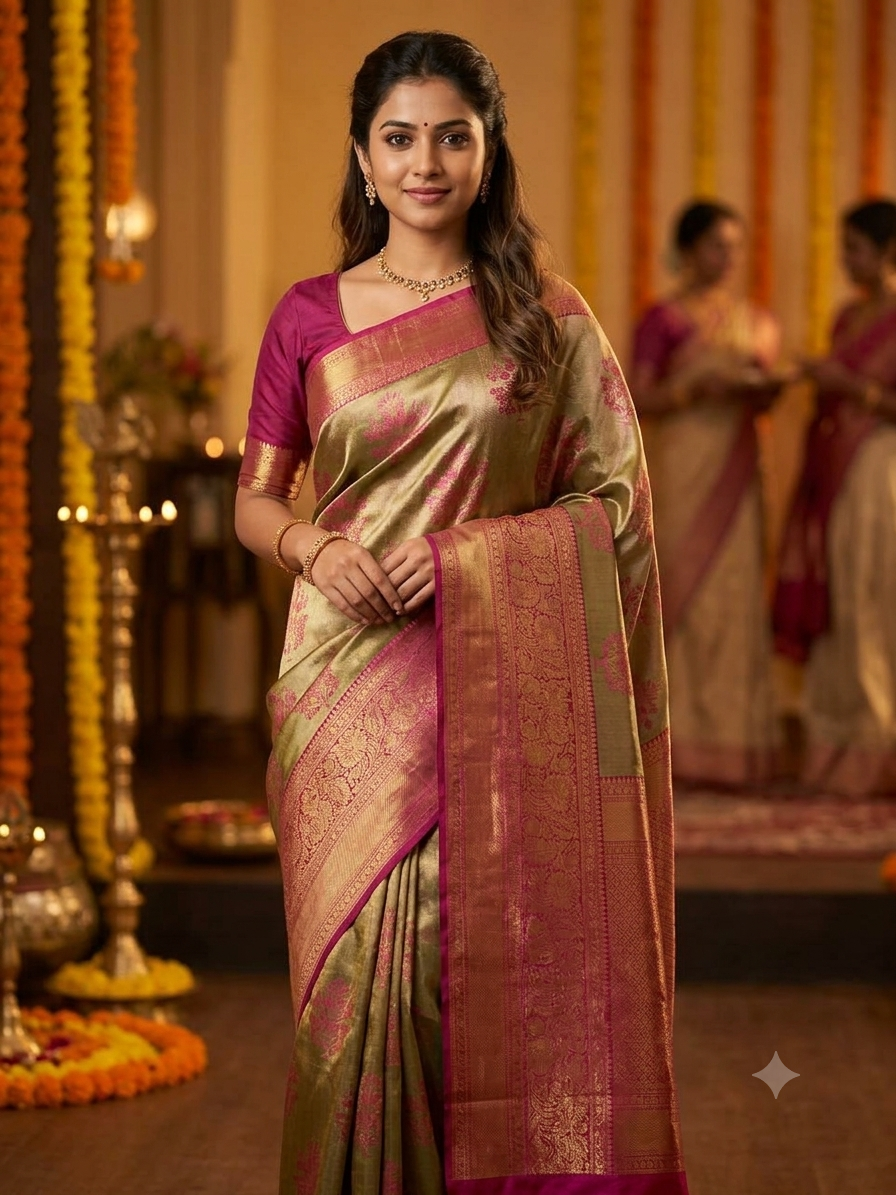 Pure Kanchipuram Silk Saree