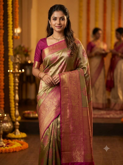 Pure Kanchipuram Silk Saree