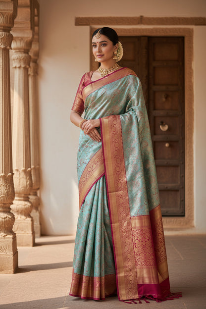 Pure Kanchipuram Silk Saree