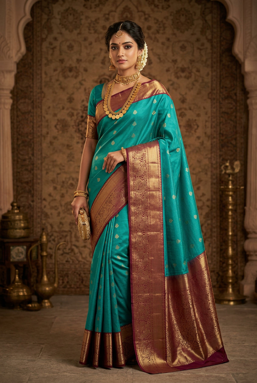 Kanchi Mix Silk Saree