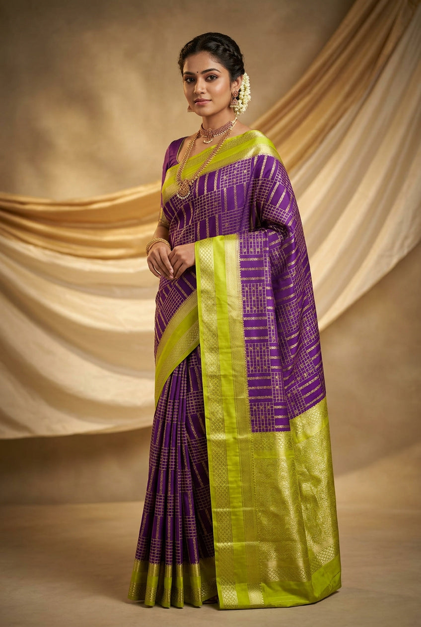Pure Mysore Silk Saree.