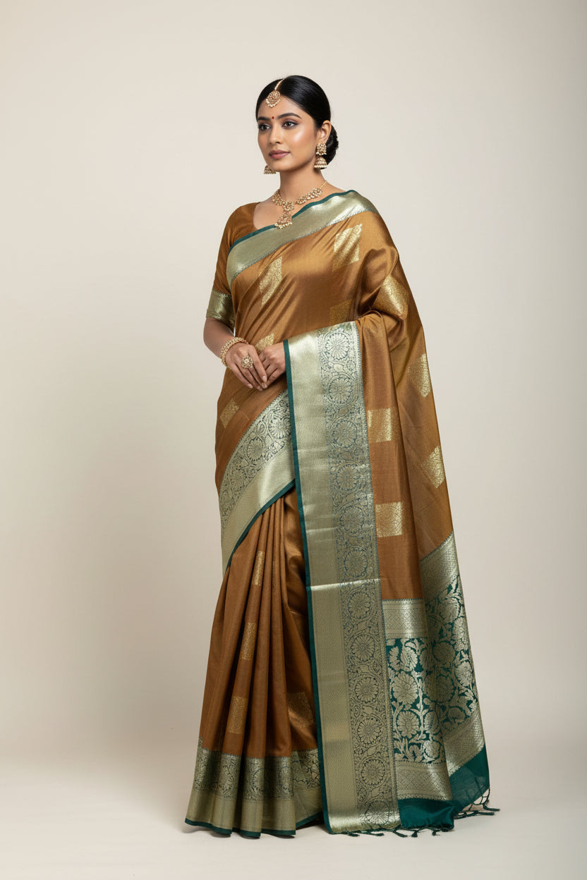 Kanchi Mix Silk Saree