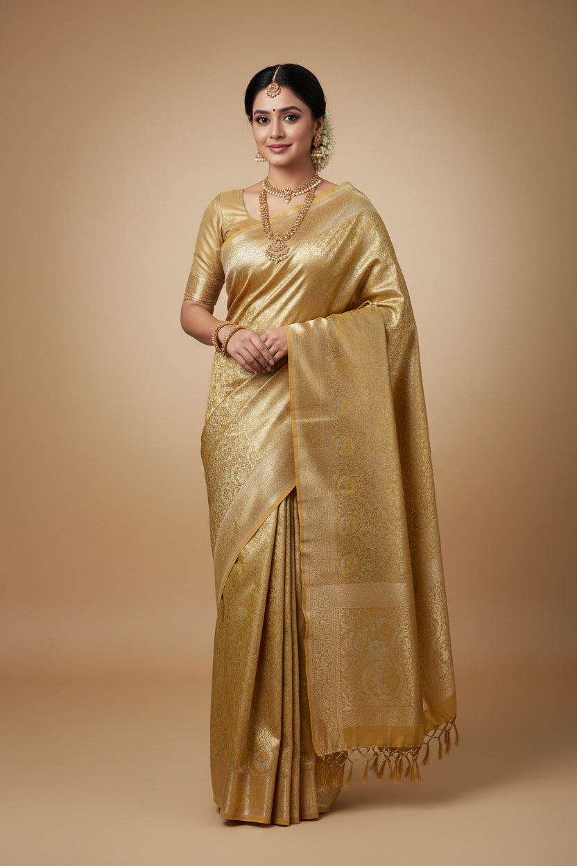 Kanchi Mix Silk Saree