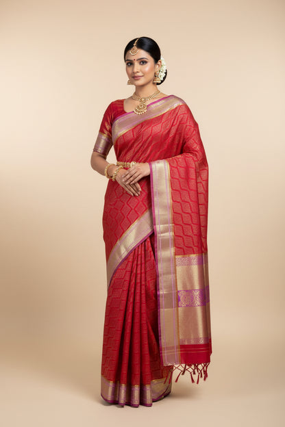 Pure Mysore Silk Saree.