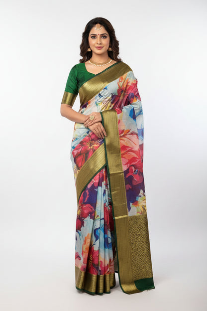 Pure Mysore Silk Saree.