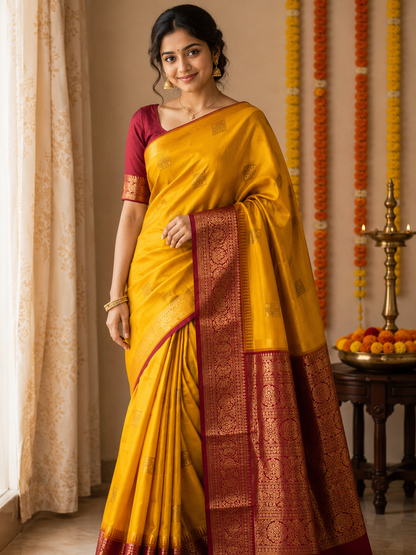 Pure Kanchipuram Silk Saree