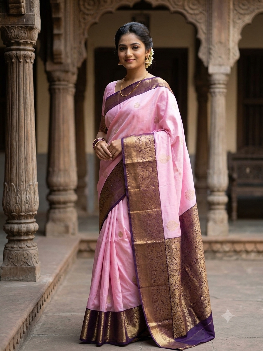 Kanchi Mix Silk Saree