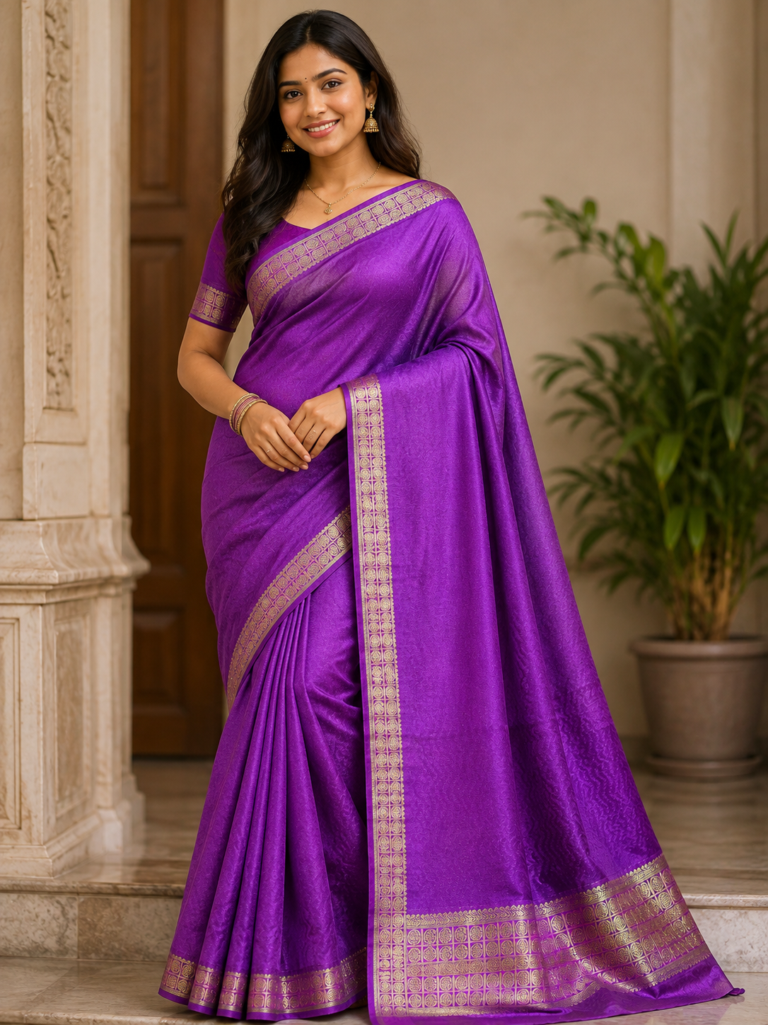 Artificial / Mix Crape Sarees