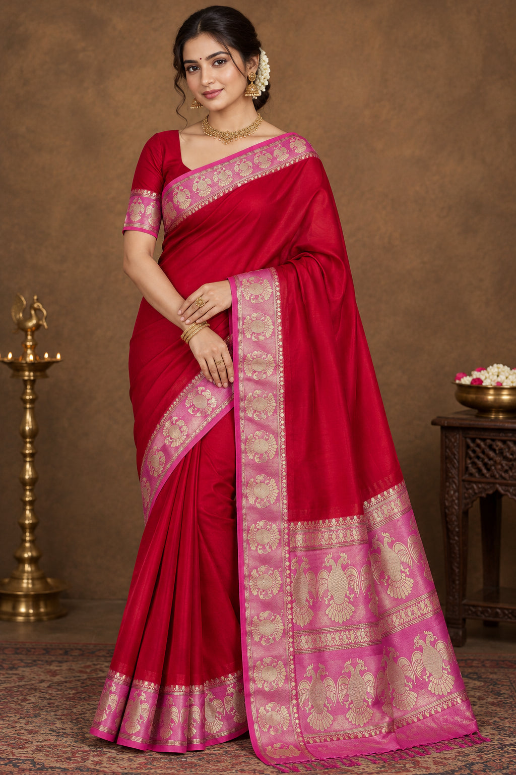 Artificial / Mix Crape Sarees