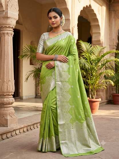 Kanchi Mix Silk Saree