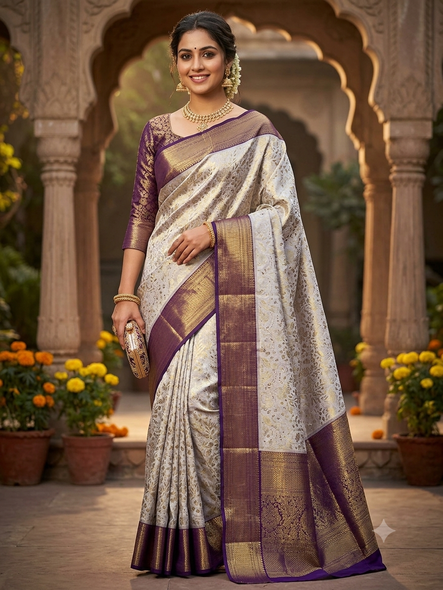 Pure Kanchipuram Silk Saree