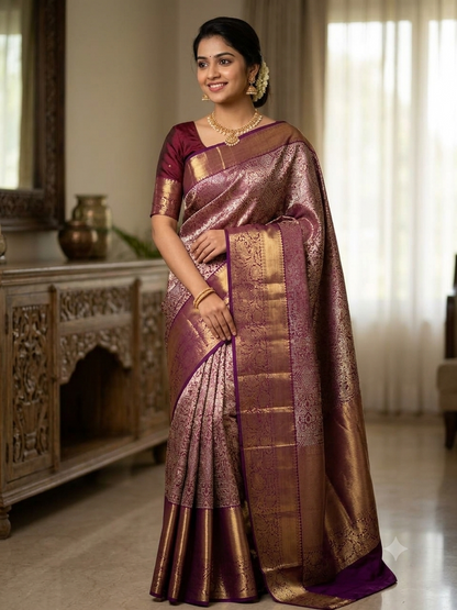 Pure Kanchipuram Silk Saree