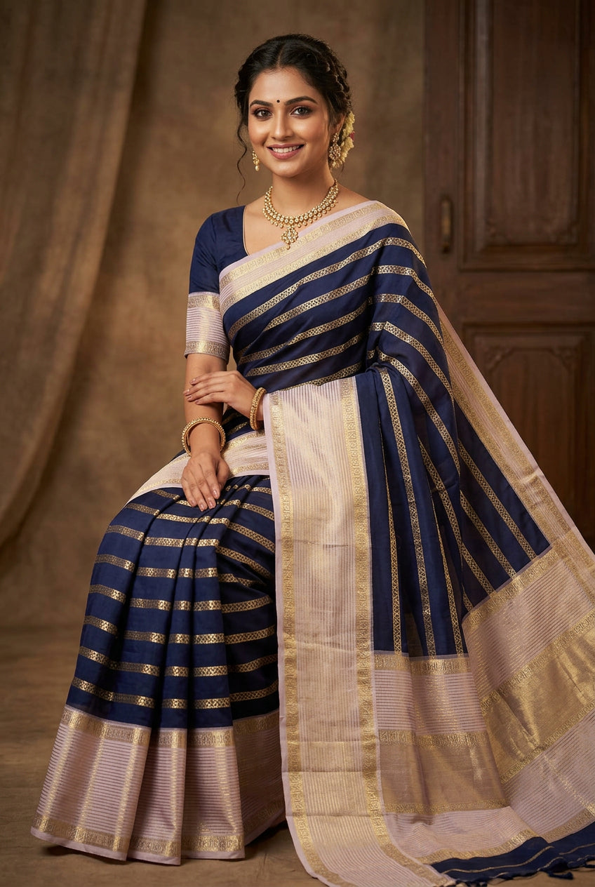 Kanchi Mix Silk Saree