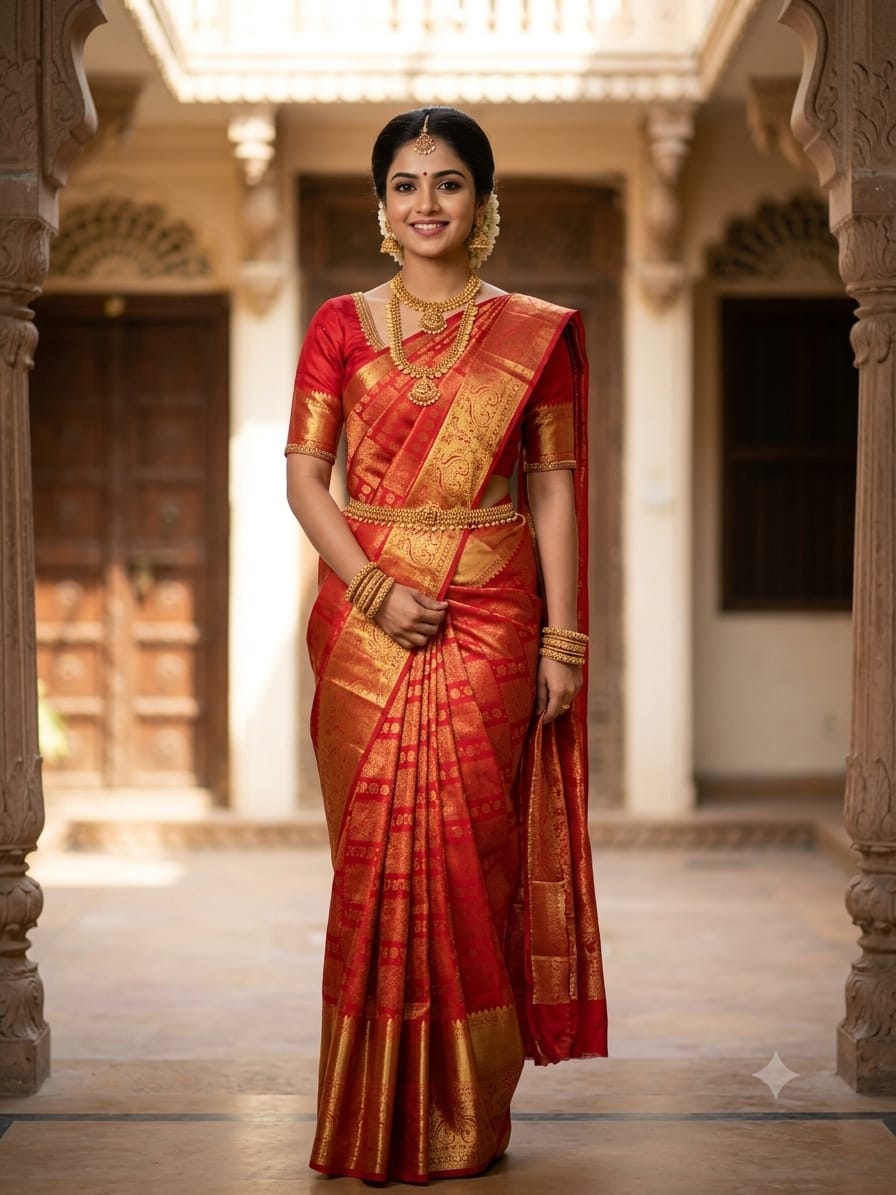 Pure Kanchipuram Silk Saree