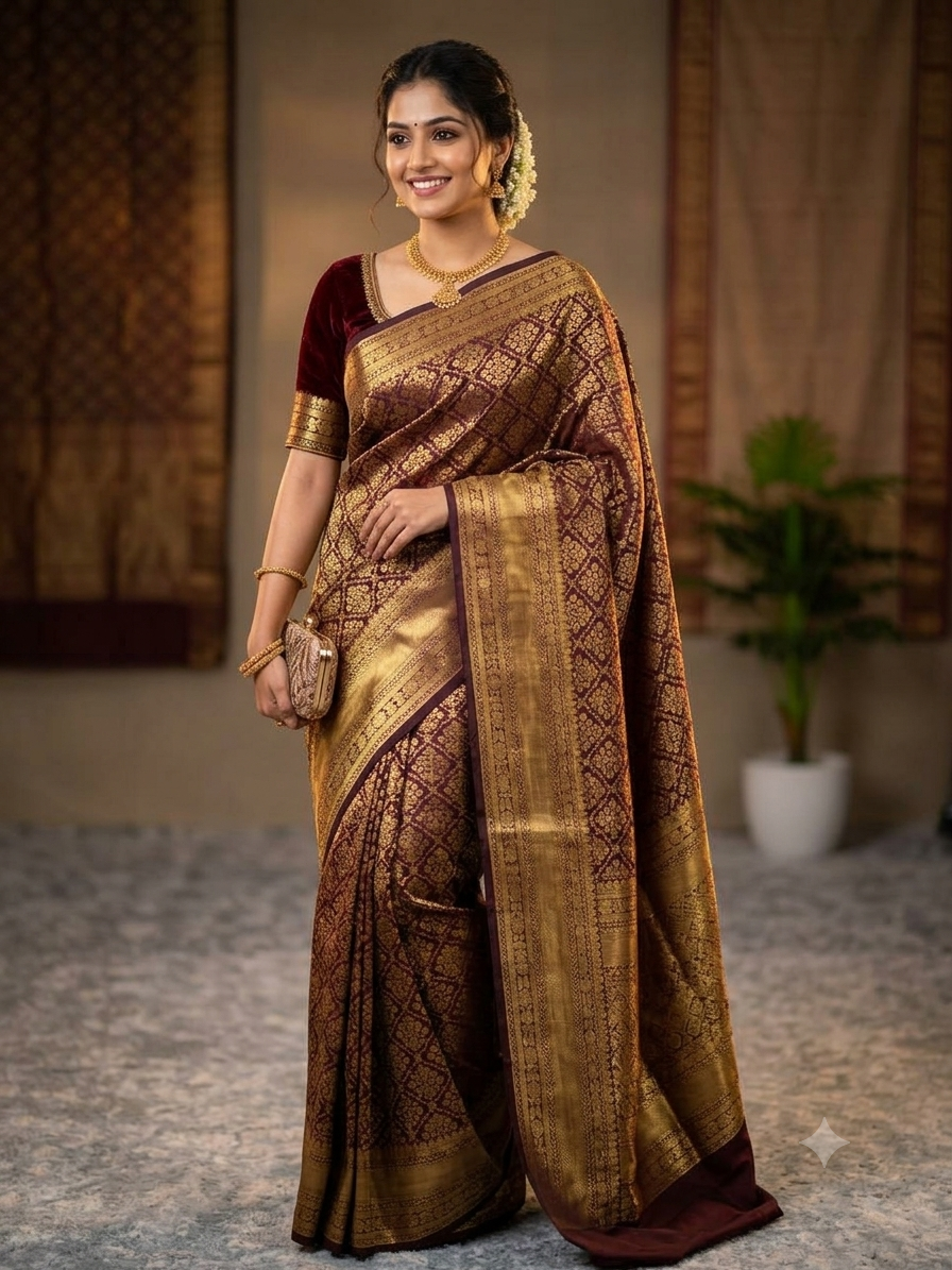 Pure Kanchipuram Silk Saree