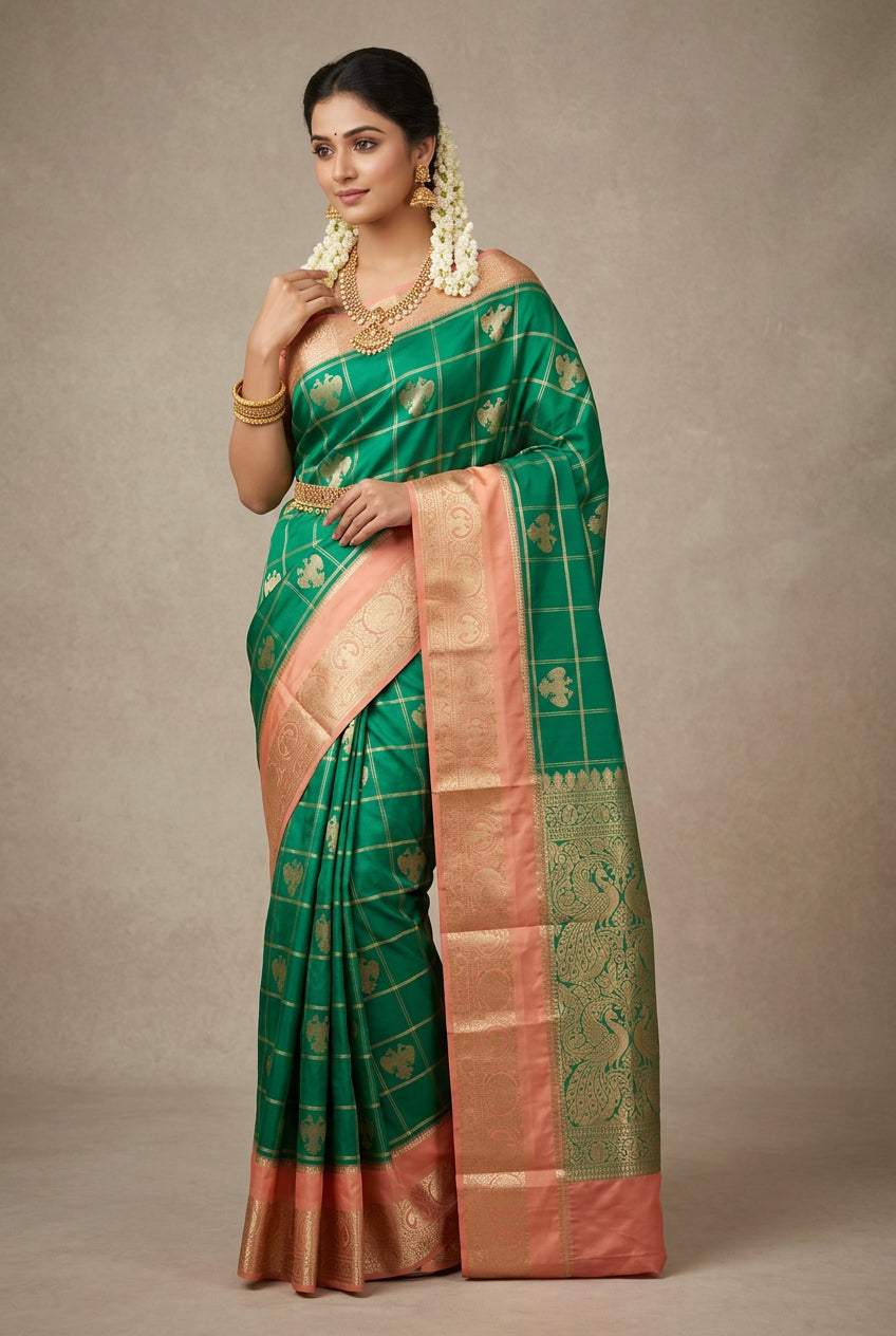 Kanchi Mix Silk Saree