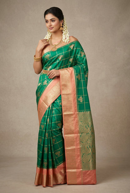Kanchi Mix Silk Saree