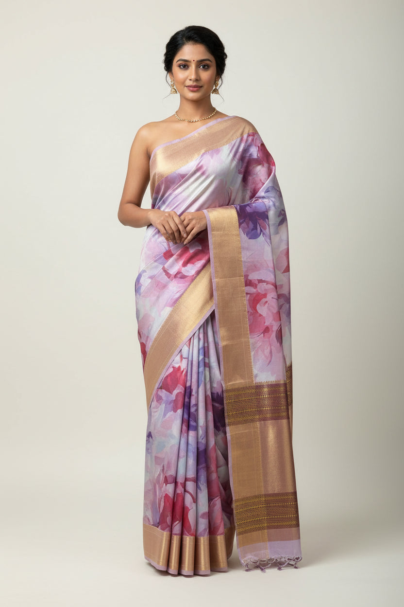 Pure Mysore Silk Saree.