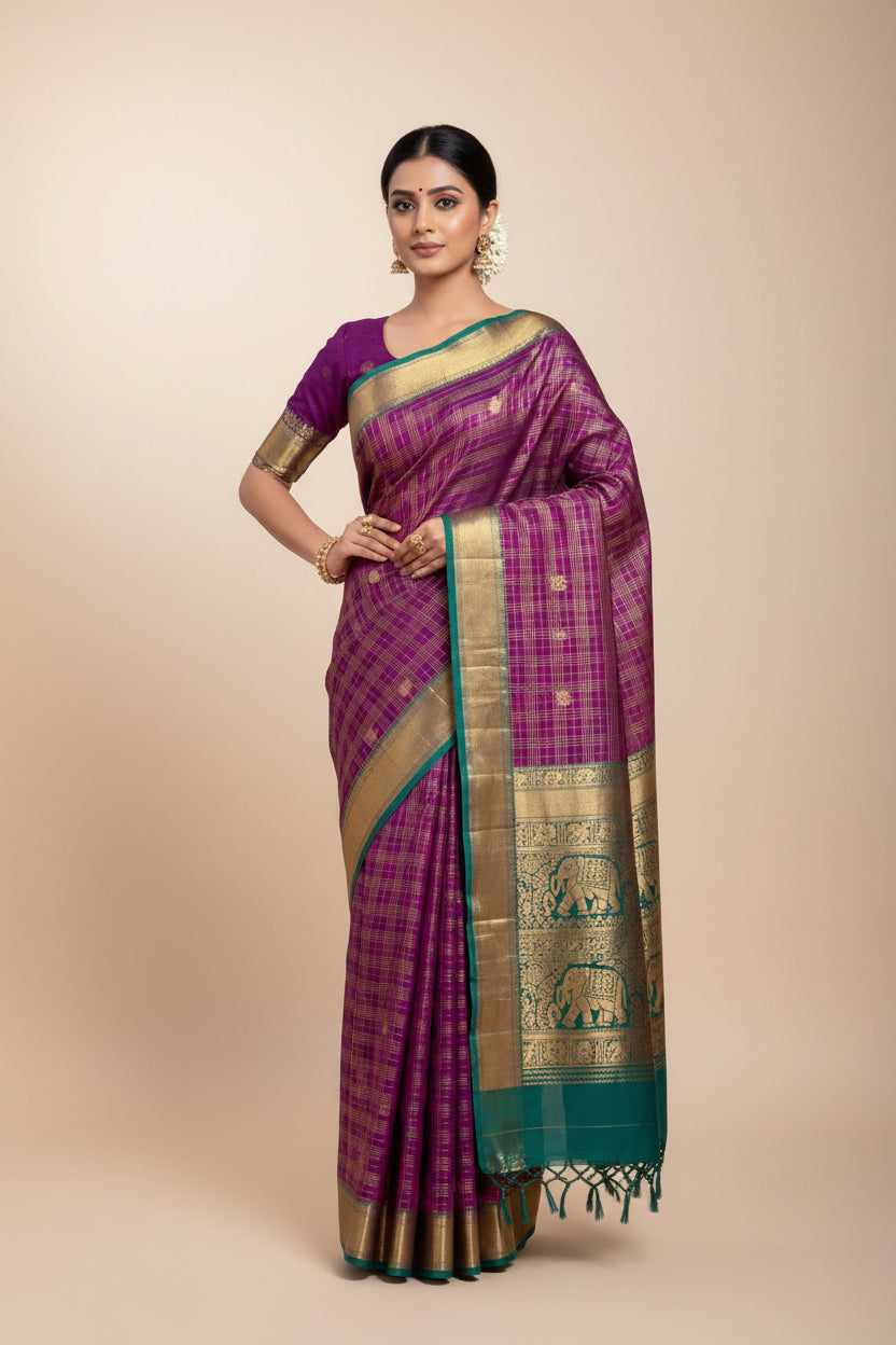 Pure Kanchipuram Silk Saree