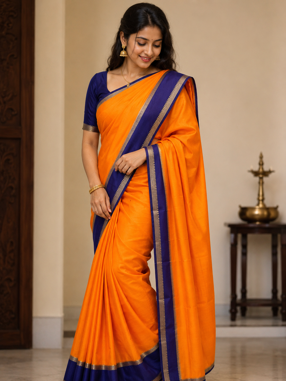 Pure Mysore Silk Saree.