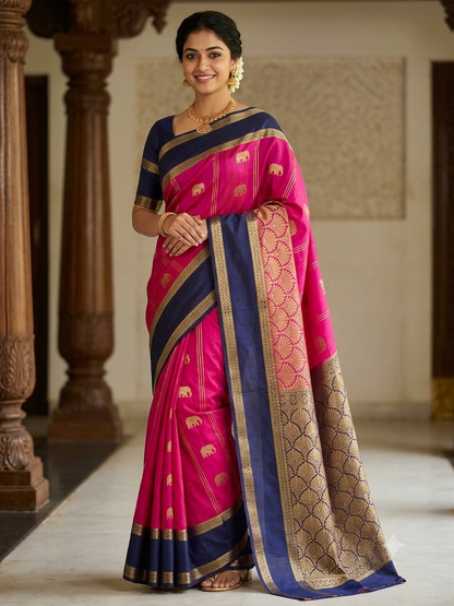 Pure Mysore Silk Saree.