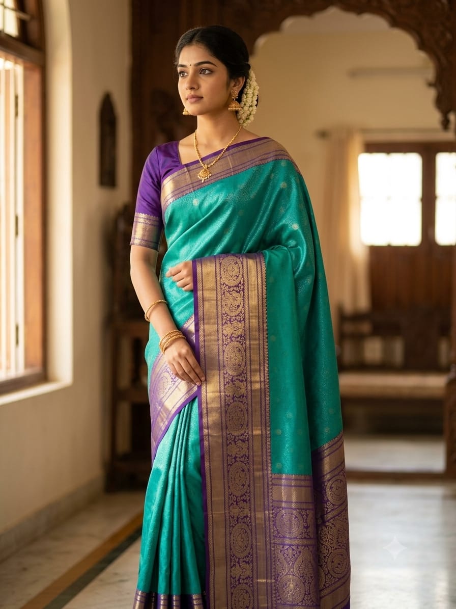 Pure Kanchipuram Silk Saree