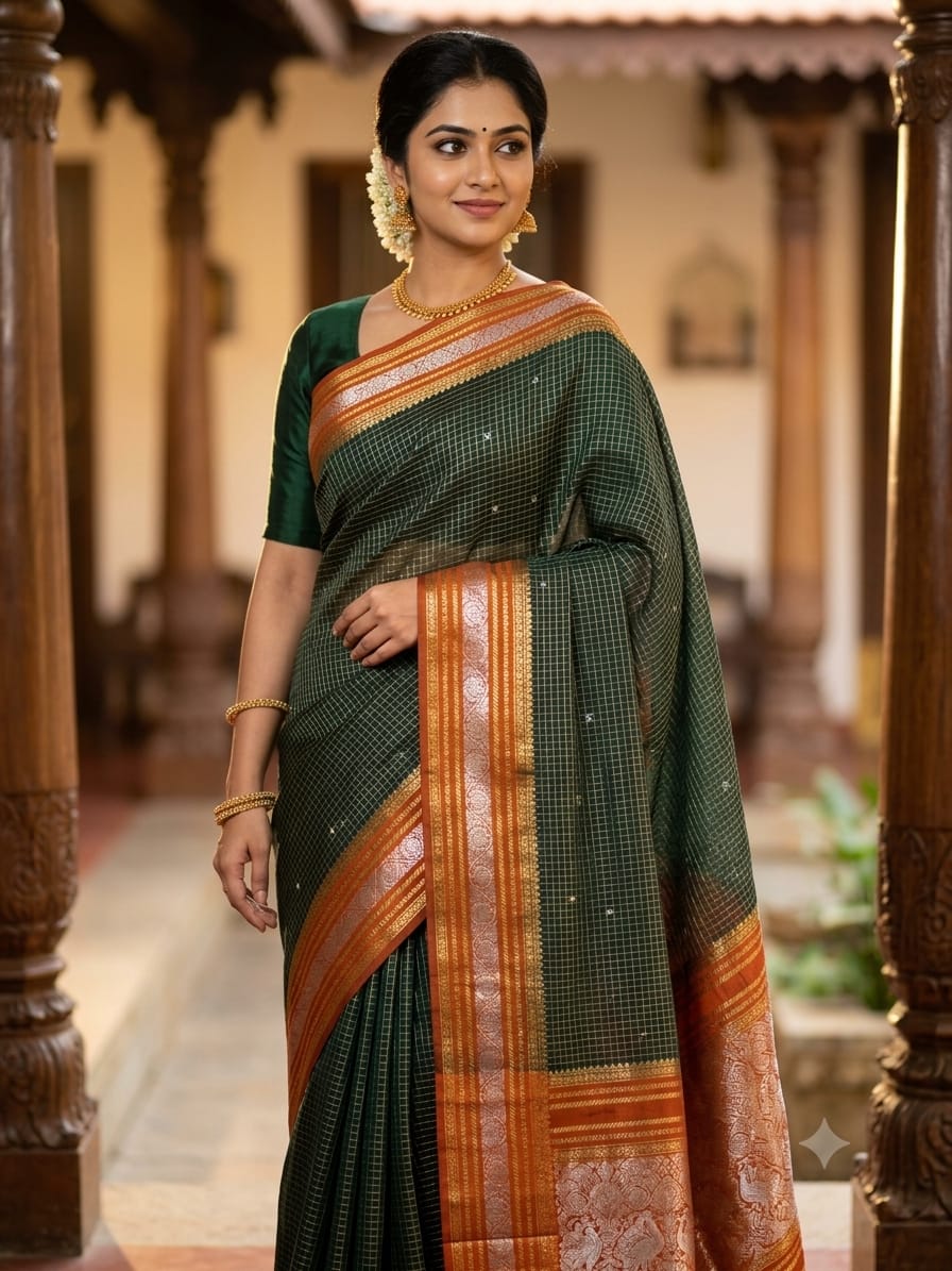Pure Mysore Silk Saree.