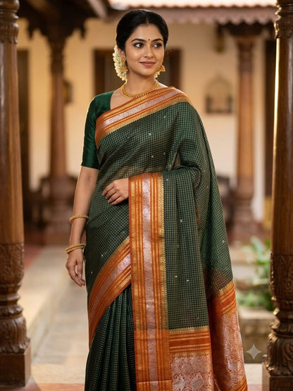 Pure Mysore Silk Saree.