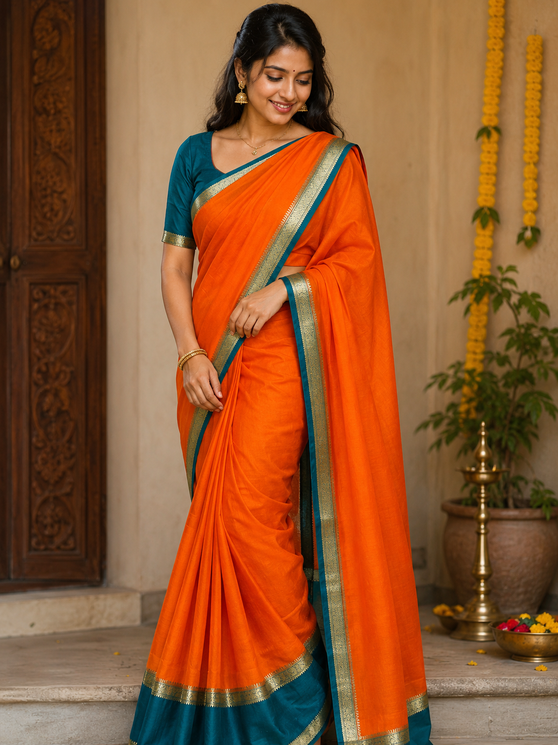 Pure Mysore Silk Saree.