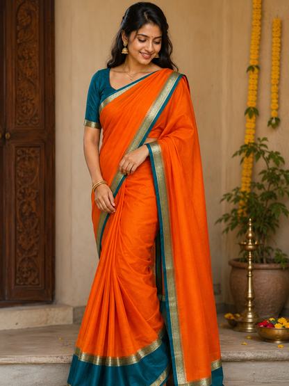 Pure Mysore Silk Saree.