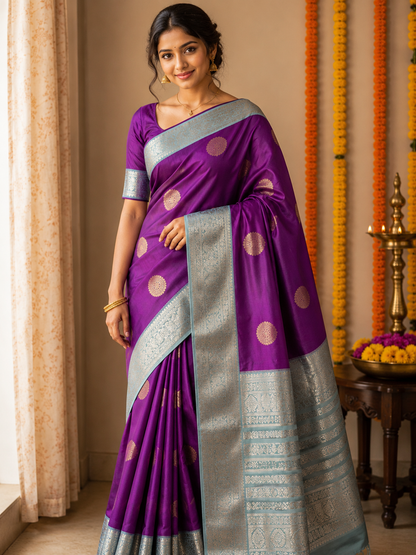 Pure Kanchipuram Silk Saree