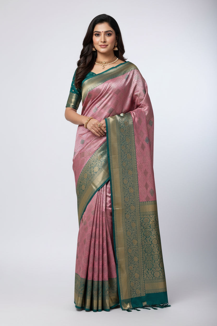 Kanchi Mix Silk Saree