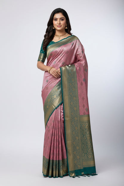Kanchi Mix Silk Saree