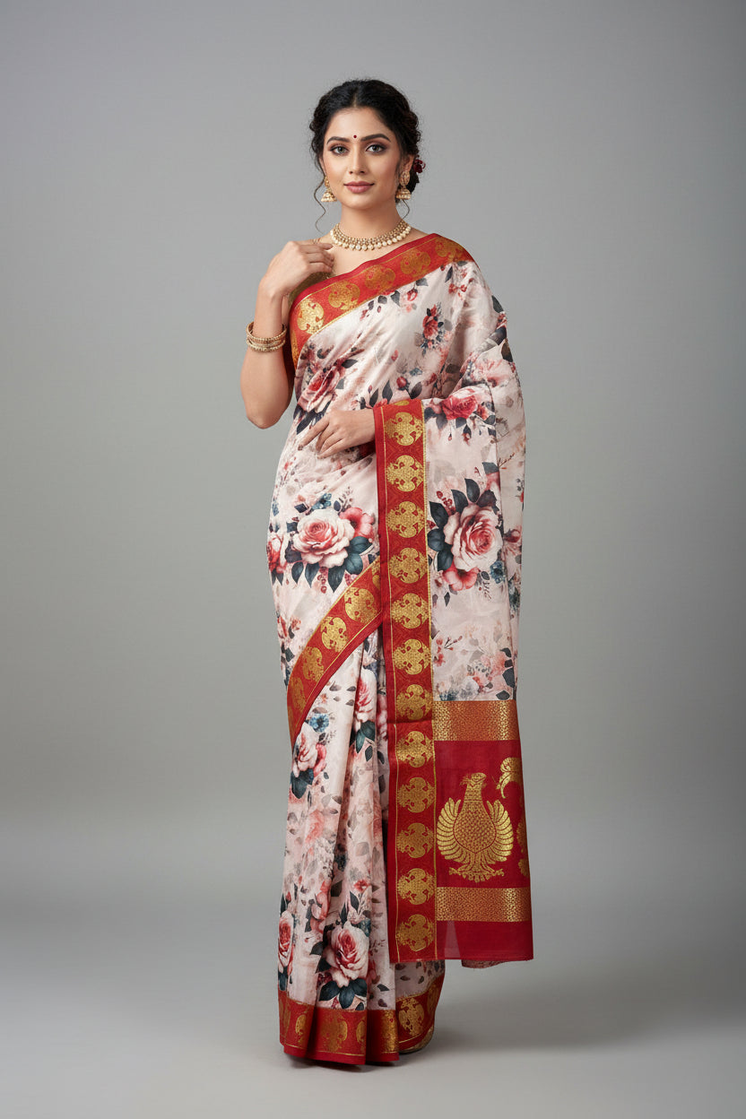 Pure Mysore Silk Saree.