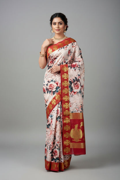 Pure Mysore Silk Saree.