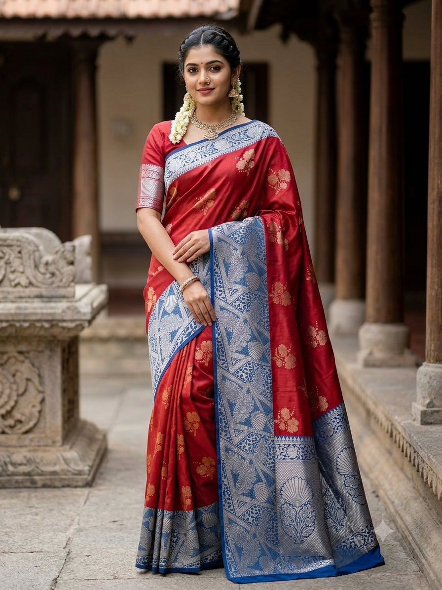 Mix Soft Silk Saree