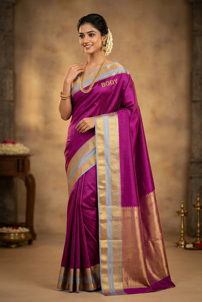 Pure Mysore Silk Saree.
