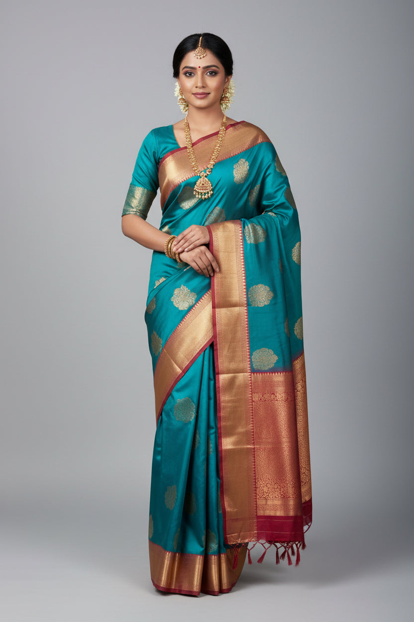 Kanchi Mix Silk Saree