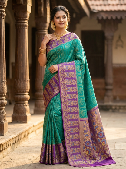 Pure Kanchipuram Silk Saree