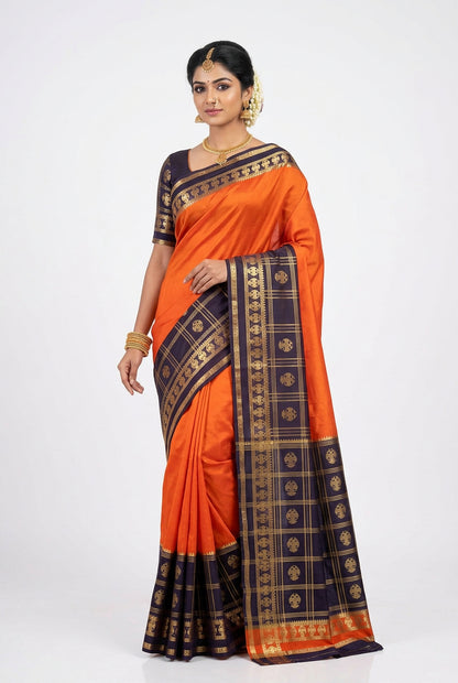 Pure Mysore Silk Saree.