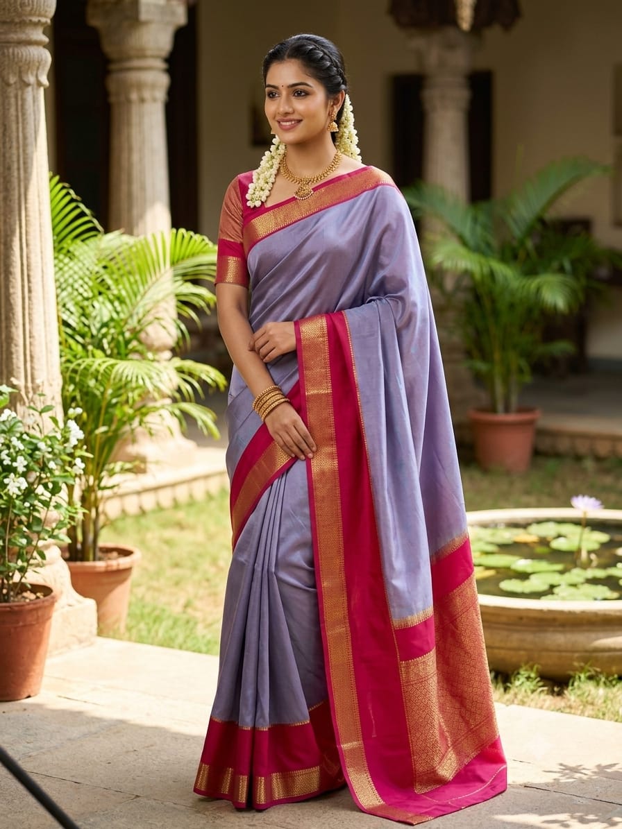 Pure Mysore Silk Saree.