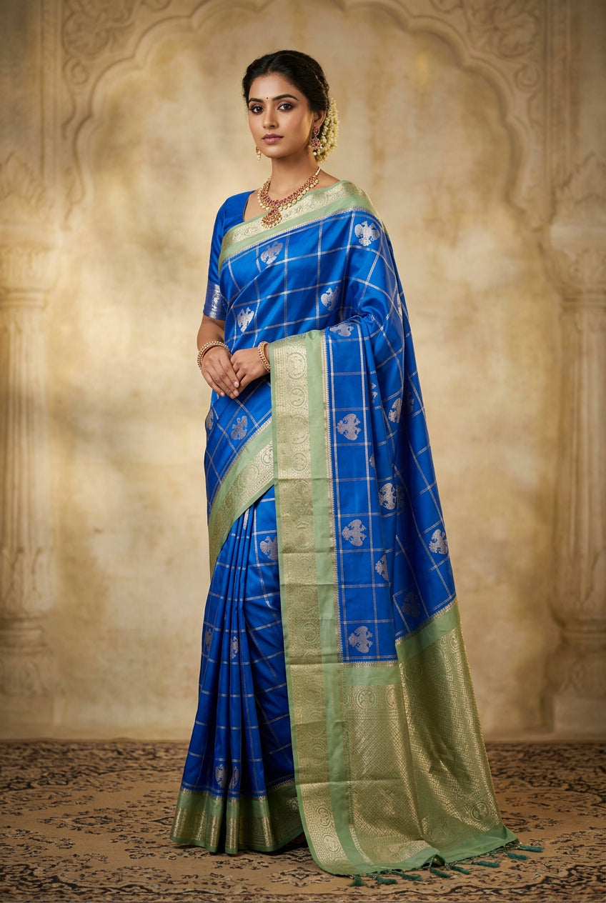 Kanchi Mix Silk Saree
