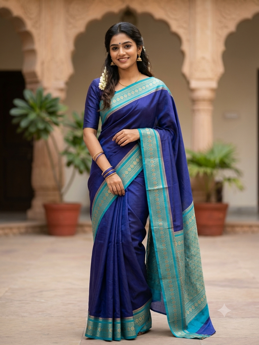 Pure Mysore Silk Saree.