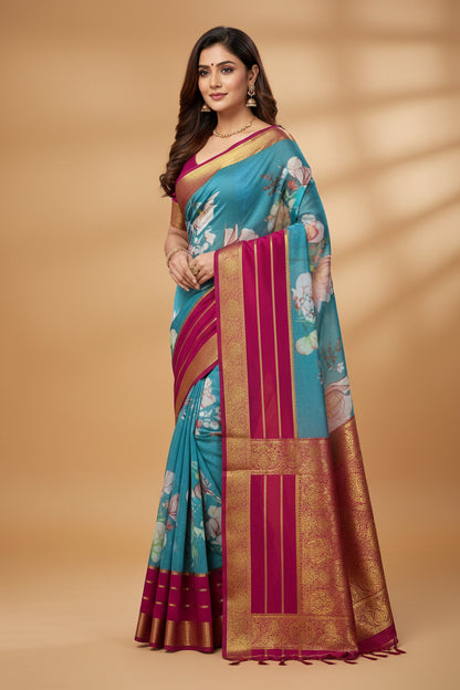 Pure Mysore Silk Saree.