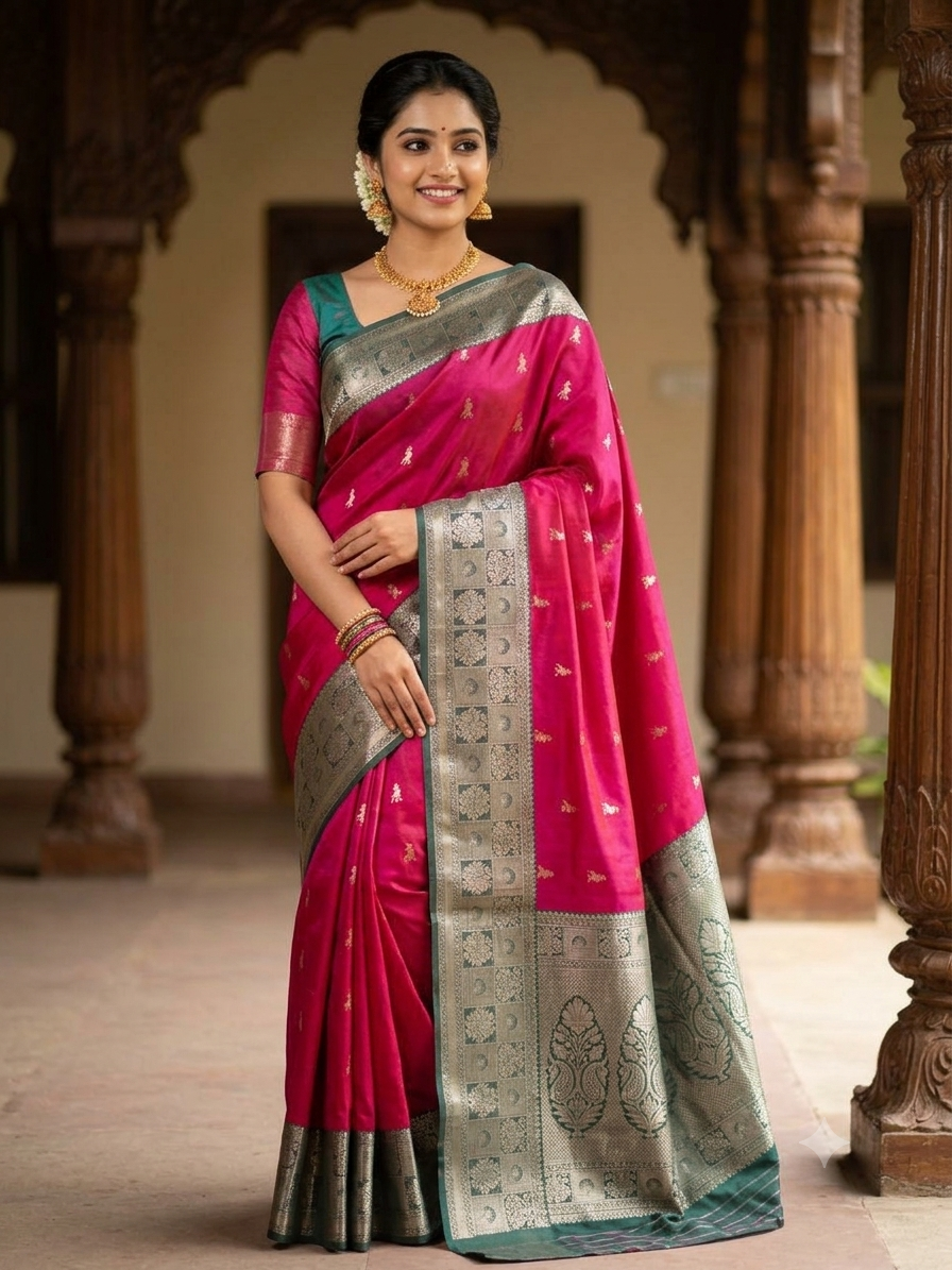 Mix Soft Silk Saree