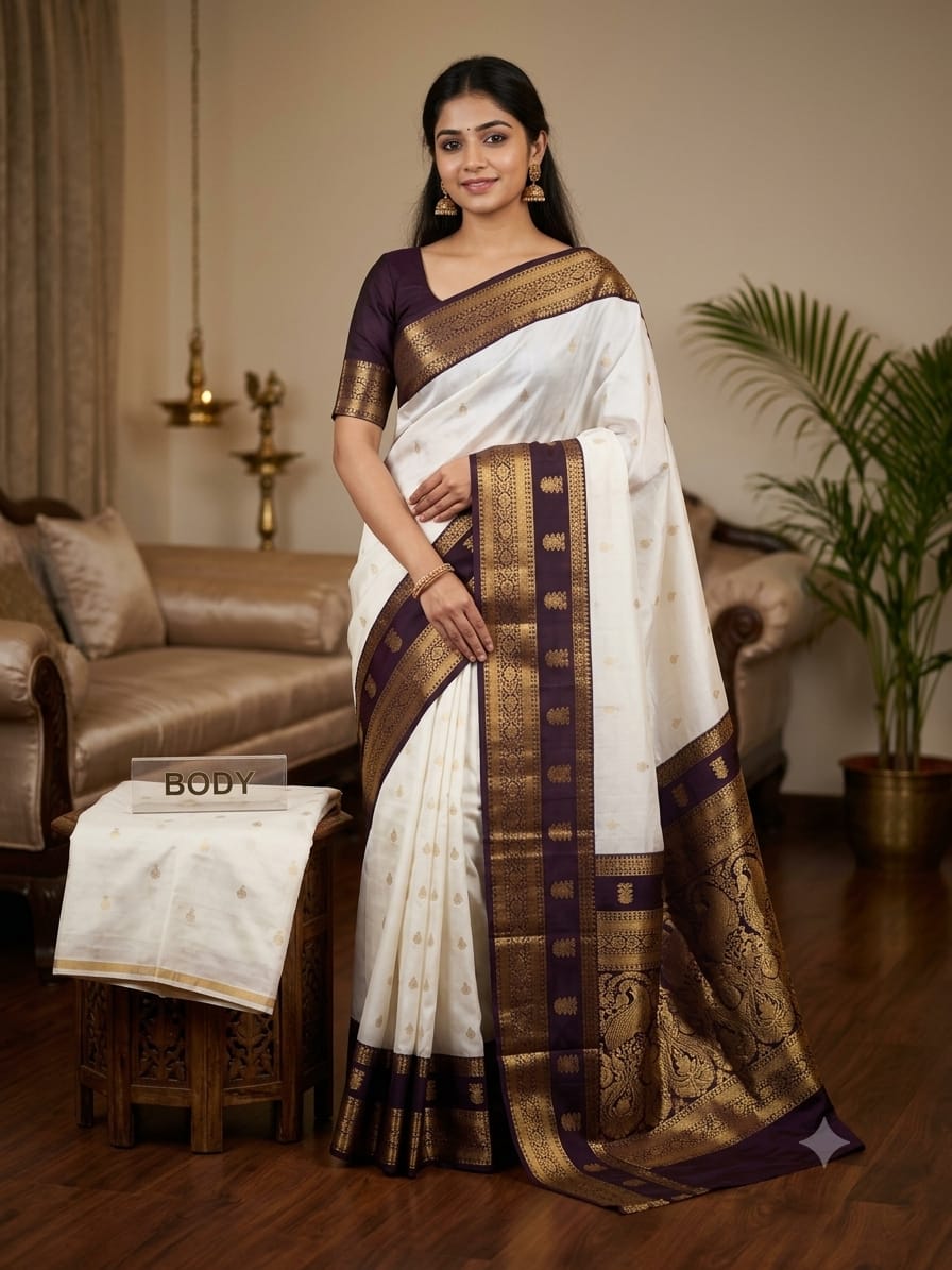 Pure Kanchipuram Silk Saree