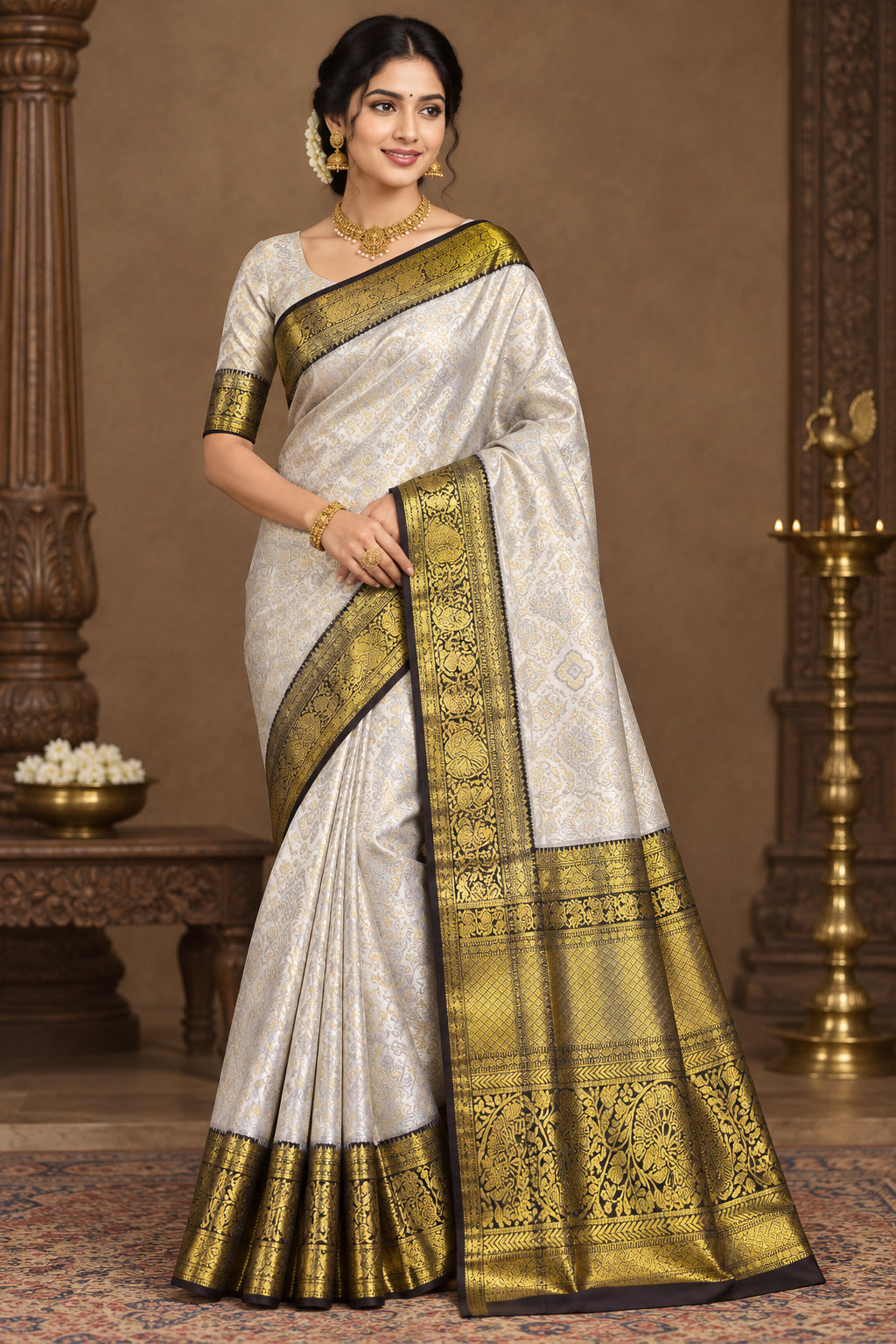 Pure Kanchipuram Silk Saree